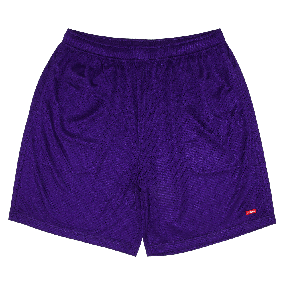 Supreme Small Box Baggy Mesh Short 紫 M Buy Supreme Small Box Baggy Mesh Short 'Purple' - SS25SH18