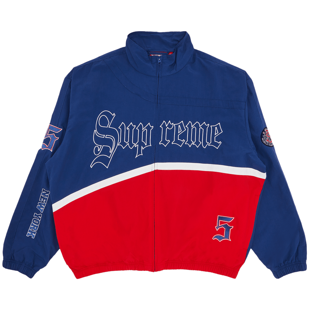 Supreme Old English Track Jacket Black Men's - SS25 - US