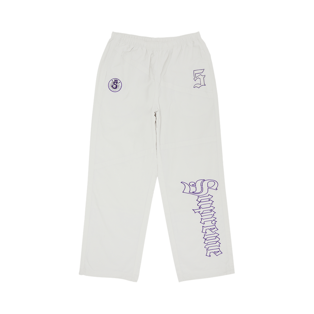 Buy Supreme Old English Track Pant 'White' - SS25P18 WHITE | GOAT