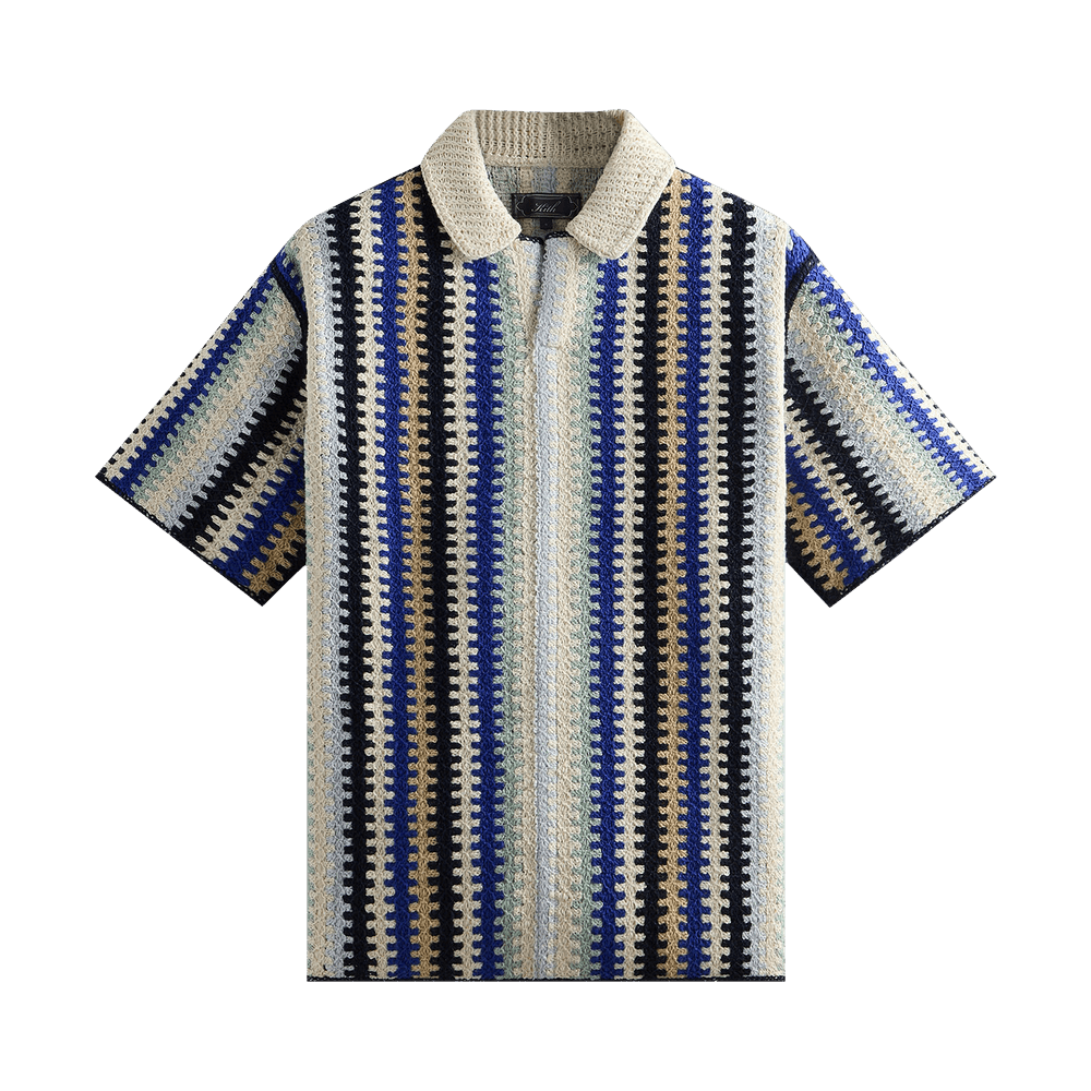 Buy Kith Short-Sleeve Keyon Crochet Pullover 'Multicolor