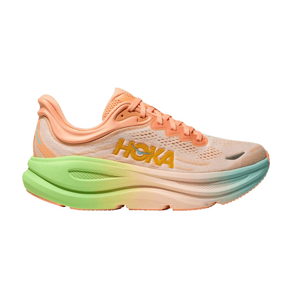 Hoka Wmns Bondi 9 'frost Pale Tangerine'