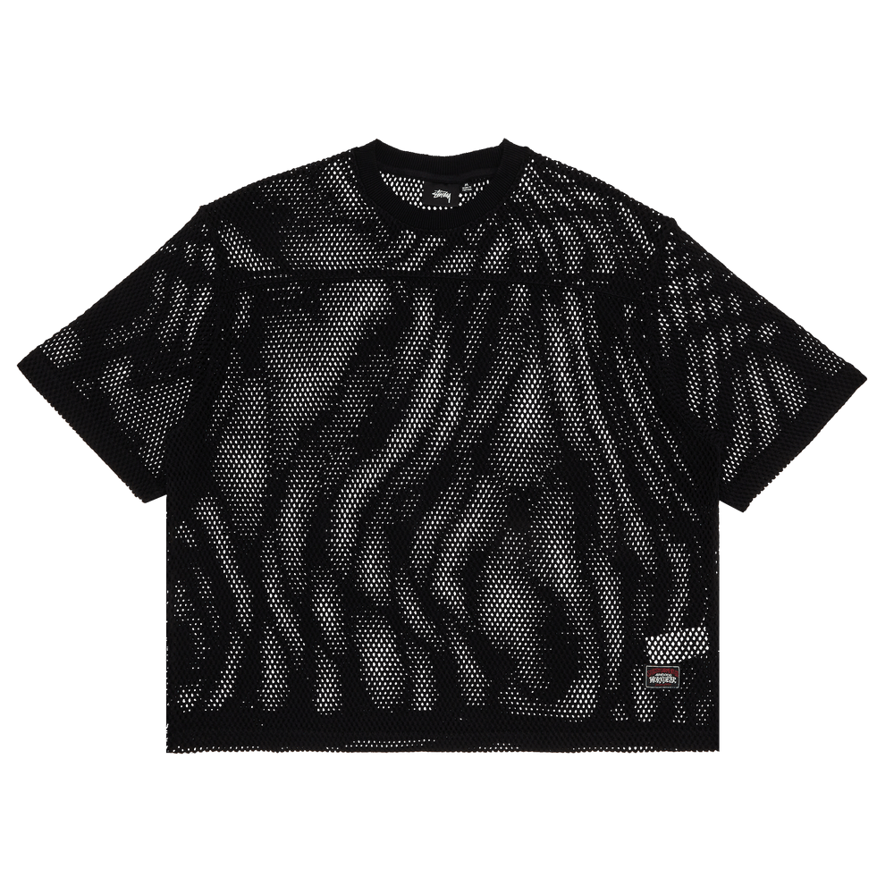 トップス STUSSY 24SS Mesh Jersey Crew Stussy Mesh Jersey Crew Natural Men's - SS24 - US