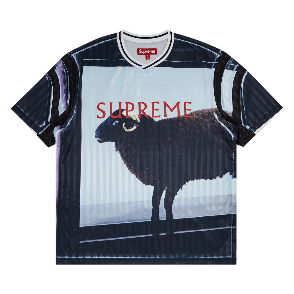 Buy Supreme x Damien Hirst Soccer Jersey 'Black' - SS25KN21