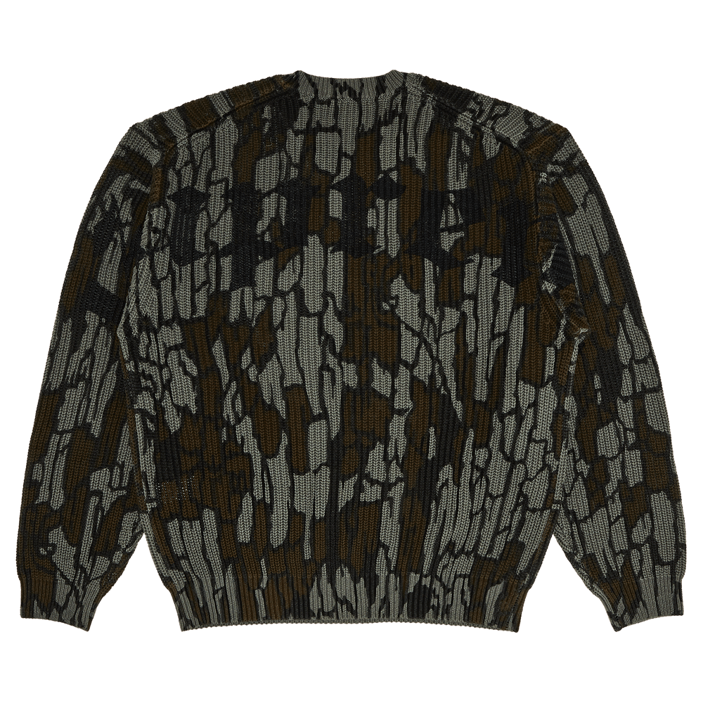 Buy Supreme Old English Printed Sweater 'Mossy Oak Trebark