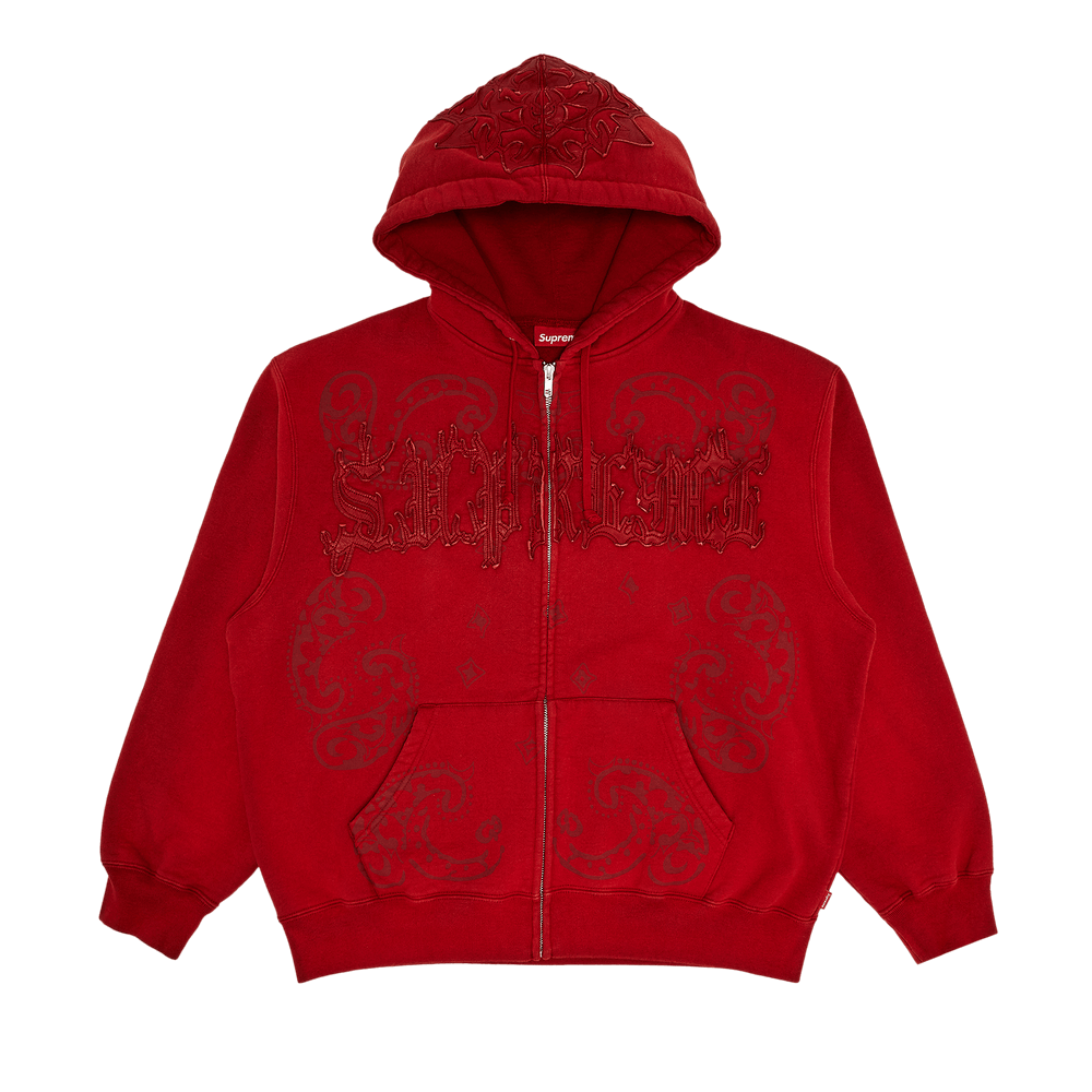 Supreme Leather Appliqué Zip Up Hooded Spring/Summer 2025 Preview – Supreme