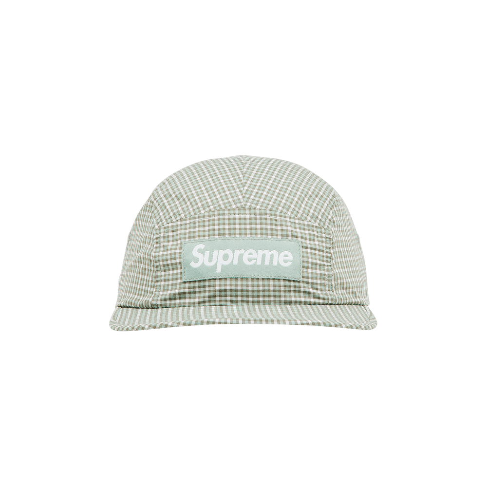 Buy Supreme x Cordura Plaid Camp Cap 'Olive' - SS25H21 OLIVE | GOAT CA
