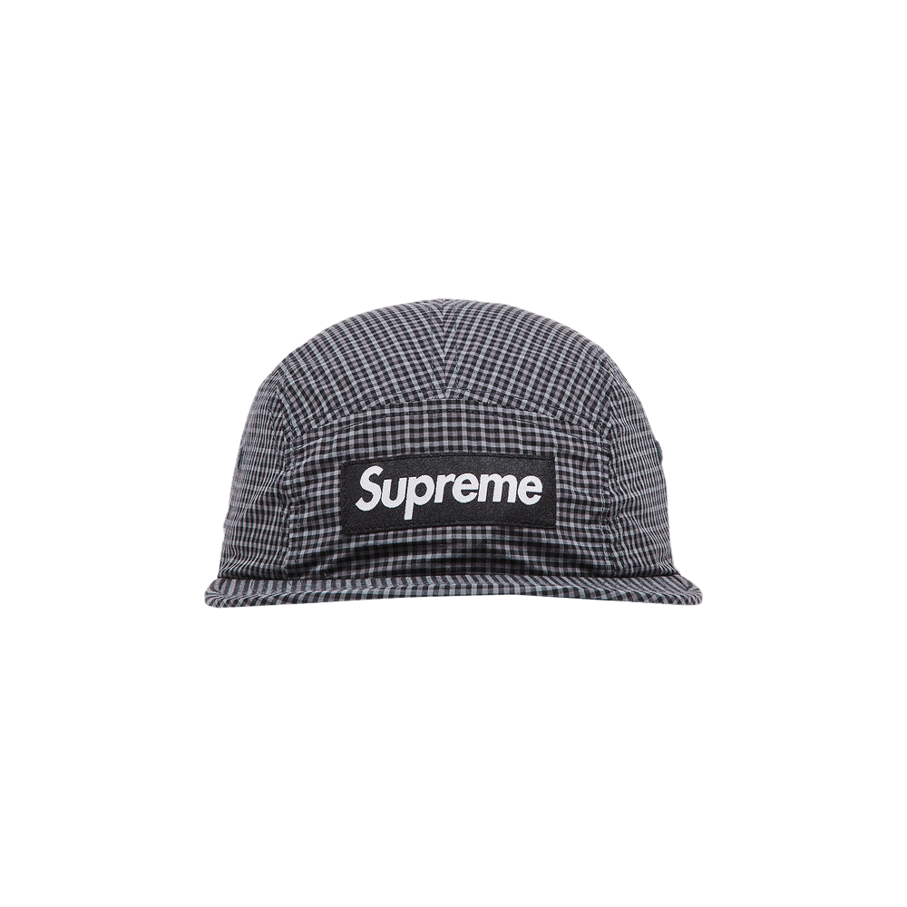 帽子 Supreme Cordura Plaid Camp Cap Black Supreme - Cordura Plaid Camp Cap Black – HOMEGAME TOKYO
