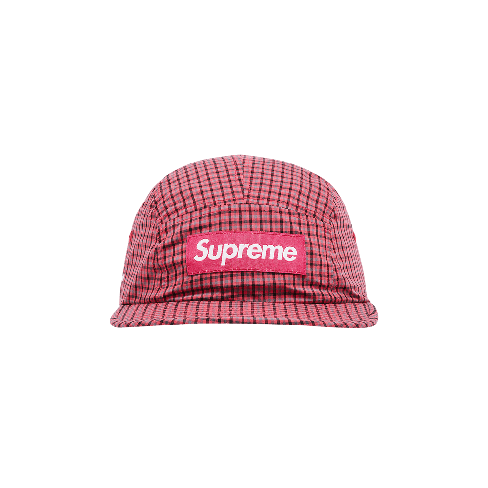 Buy Supreme x Cordura Plaid Camp Cap 'Red' - SS25H21 RED | GOAT