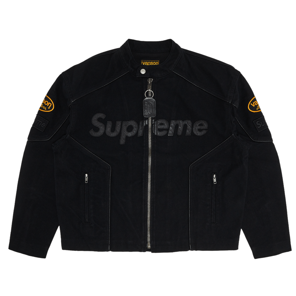 Buy Supreme x Vanson Leathers x Cordura Cotton Jacket 'Black