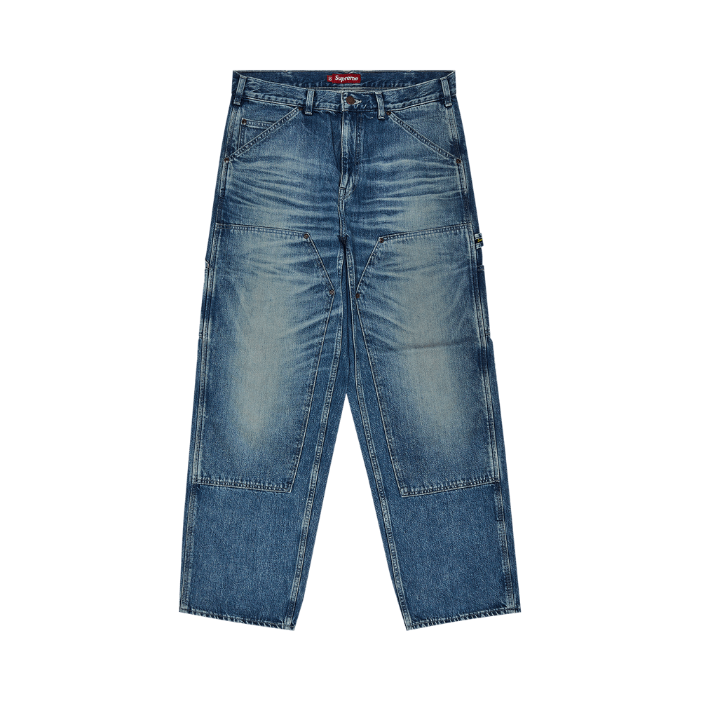Buy Supreme Worn Double Knee Painter Pant 'Denim' - SS25P11