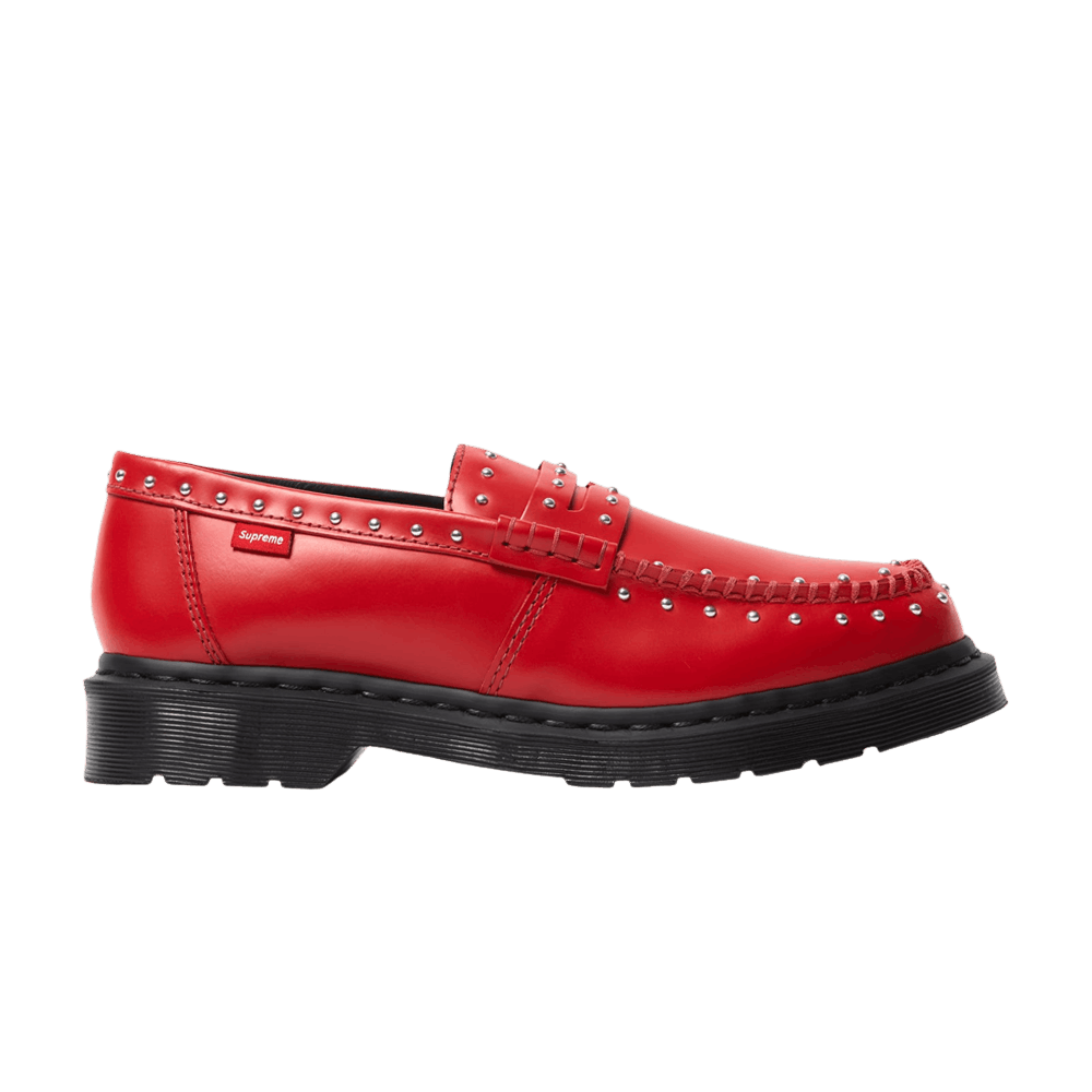 Buy Supreme x Dr. Martens Penton Studded Loafer 'Poppy Red