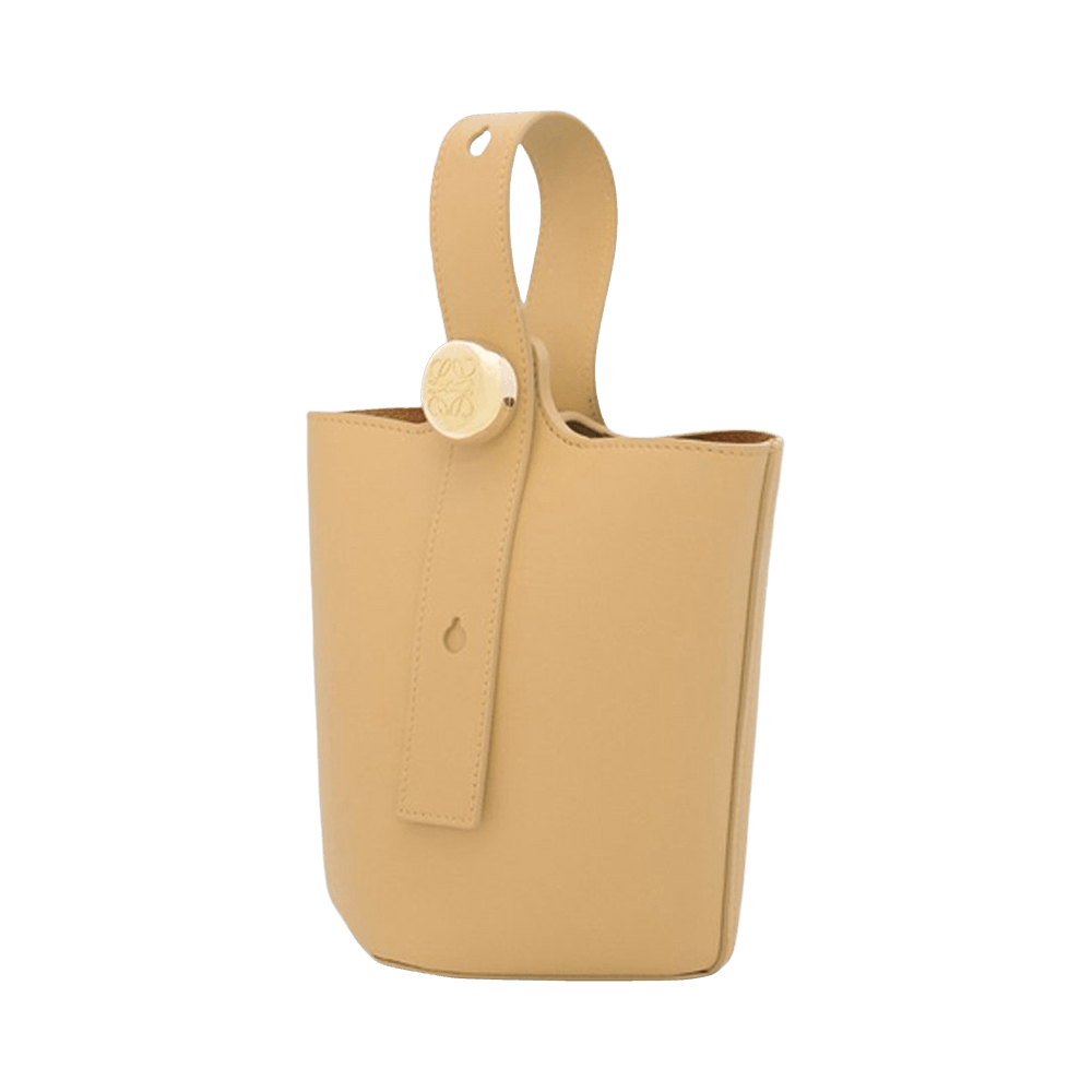 ハンドバッグ LOEWE HAND BAG (AANBBBMX01 DARKBUTTER) LOEWE ロエベ バケットバッグ 3WAY PEBBLE BUCKET BAG MINI