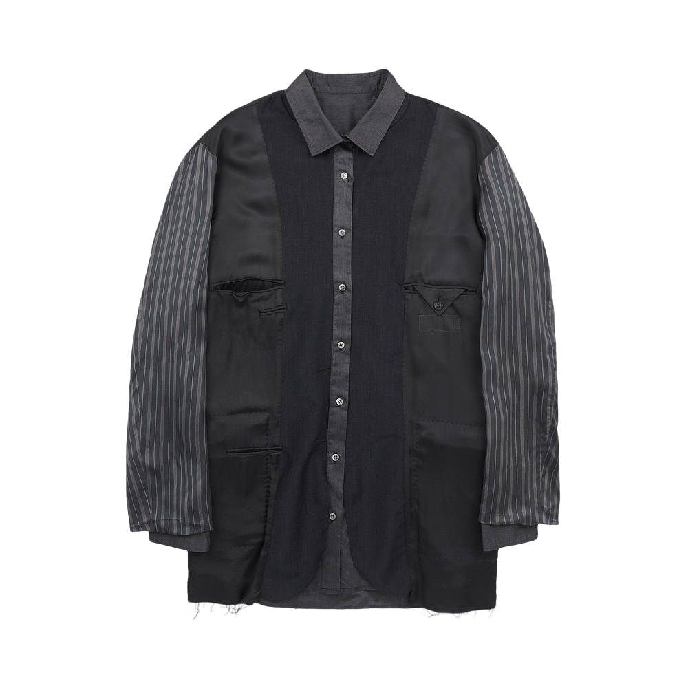 Buy Maison Margiela Patchwork Inside-Out Jacket 'Charcoal