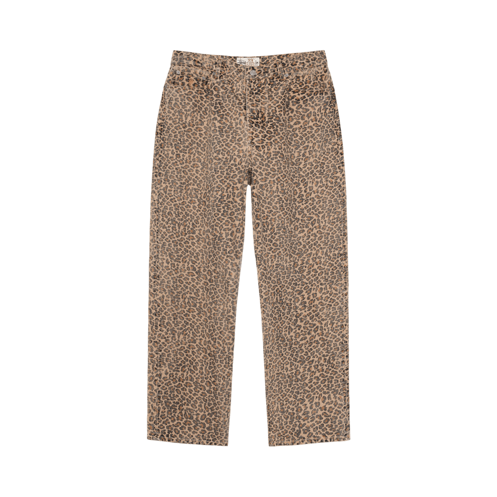 即完品stussy NEW CLASSIC JEAN DENIM LEOPARD New Classic Jean Denim – Leopard | Pants | Stüssy