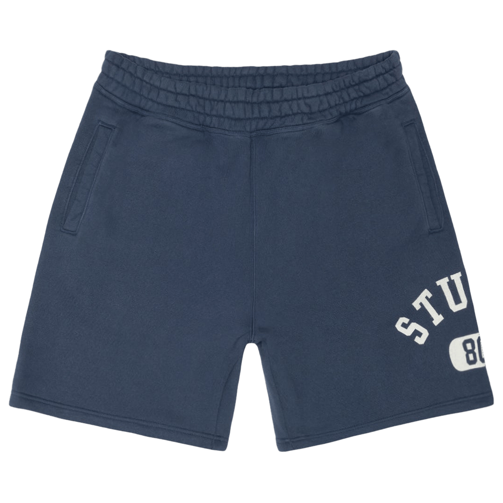 Buy Stussy Varsity Fleece Short 'Navy' - 112341 NAVY | GOAT