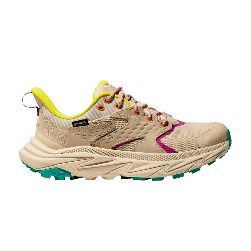 Hoka Anacapa 2 Low Gore-Tex Kids 'vanilla Electric Aqua'