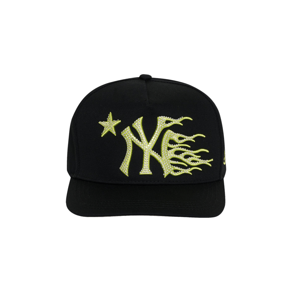 Buy Hellstar Ny Snapback Hat Custom Airbrush 'Neon/Black