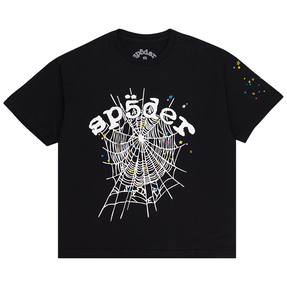 Buy Sp5der OG Web V2 Tee 'Black' - M03TS001W2BL | GOAT CA