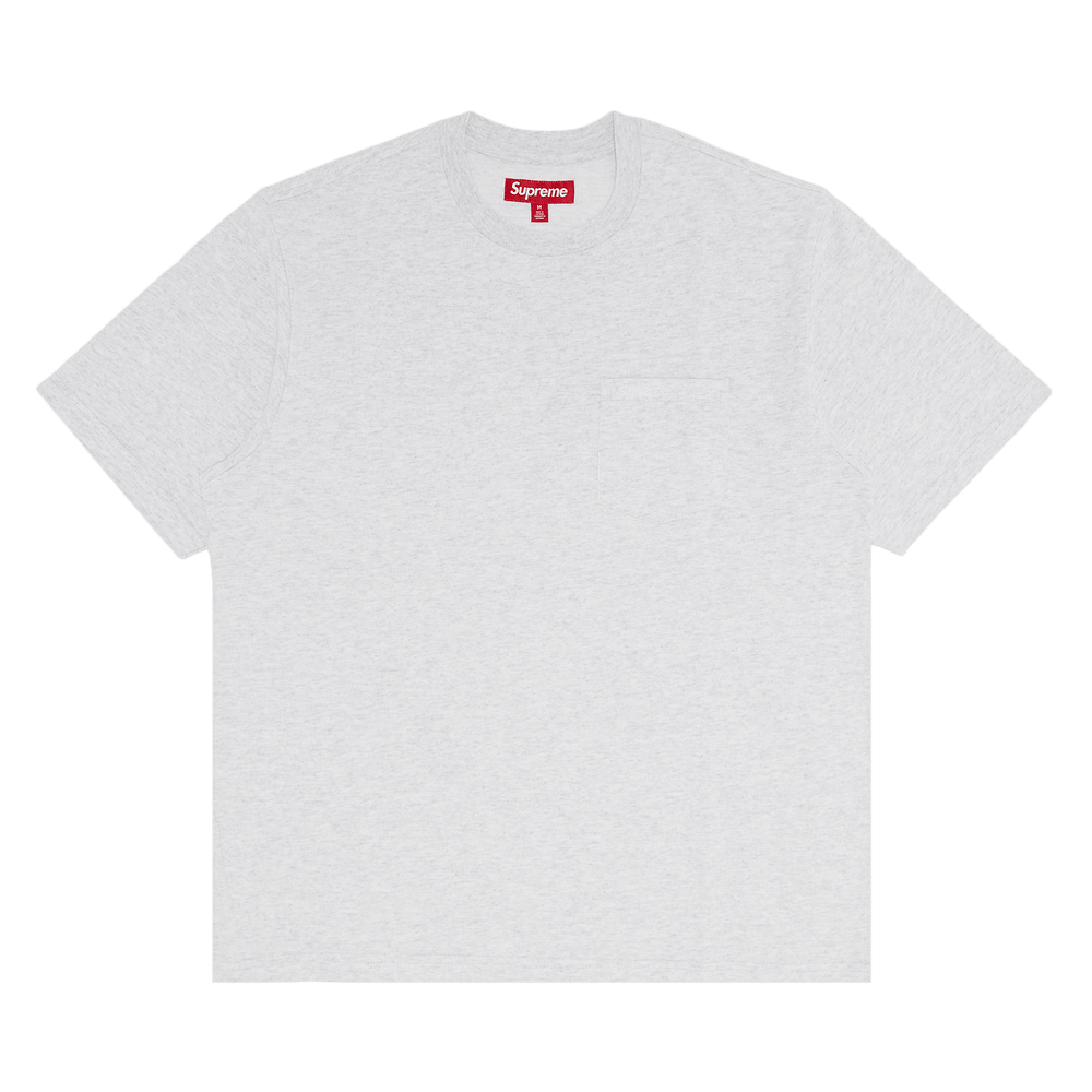 Buy Supreme Short-Sleeve Pocket Tee 'Ash Grey' - SS25KN4 ASH