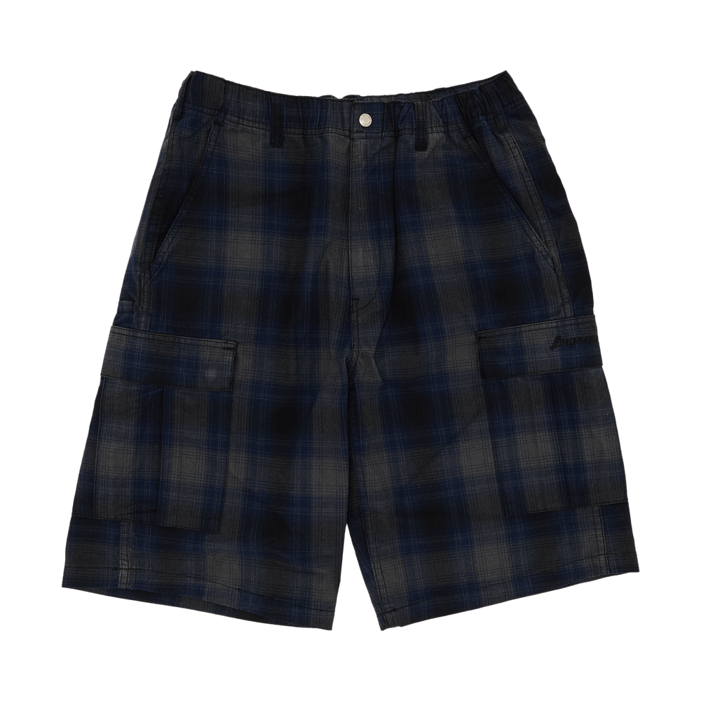 上品なスタイル Buy Supreme Shadow Plaid Cargo Short 'Black' - SS25SH5 BLACK パンツ