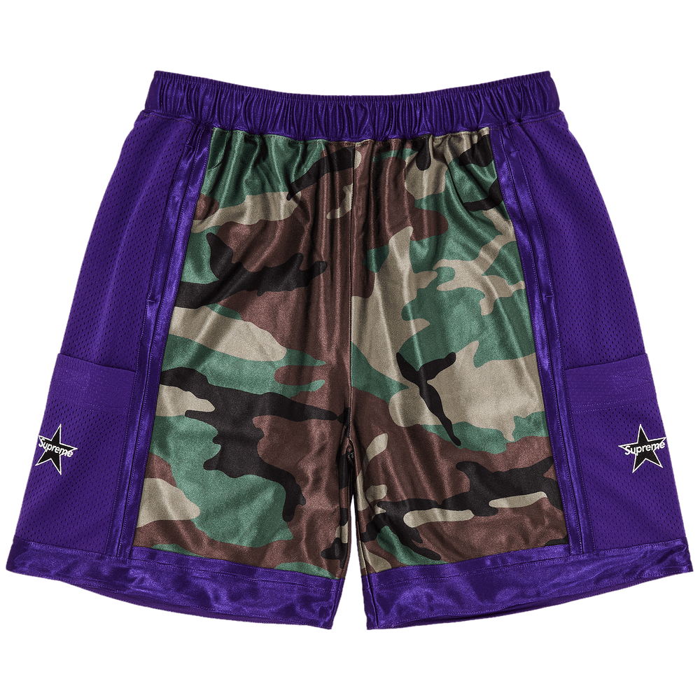 Buy Supreme Side Pocket Basketball Short 'Woodland Camo