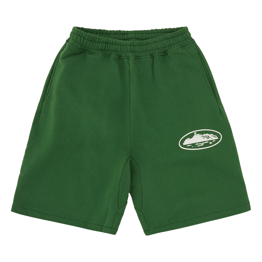Buy Corteiz Island Puff Print Sweatshort 'Green' - CRTZ0529 035 | GOAT
