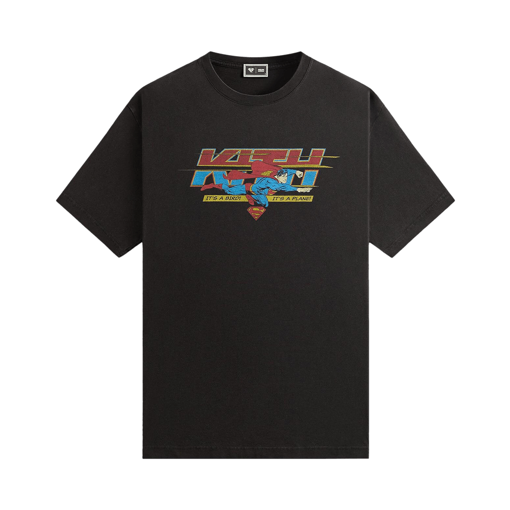 トップス Kith It's a Bird Vintage Tee Superman Buy Kith x Superman It's A Bird Vintage Tee 'Black' - KHM033888