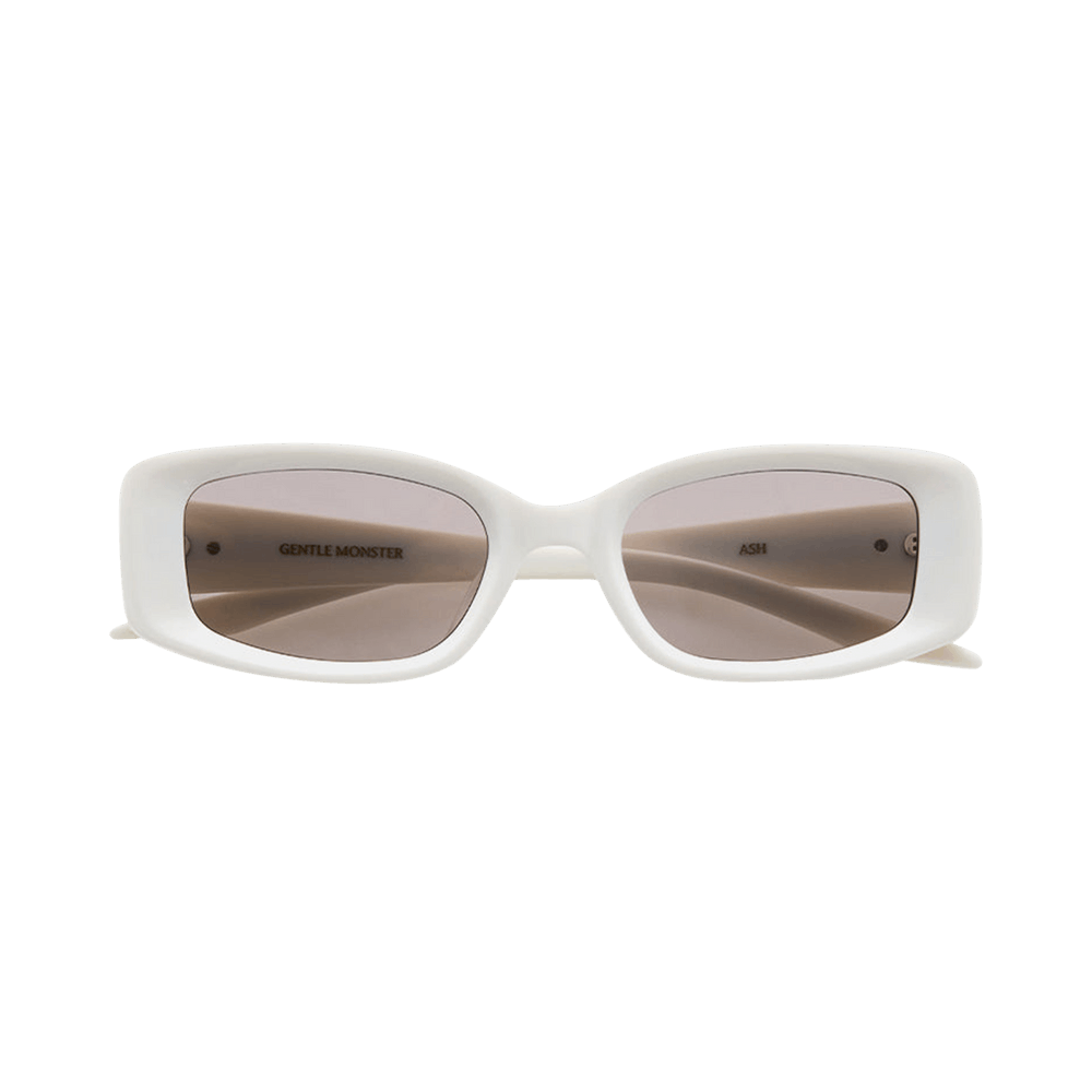 Buy Gentle Monster Ash W2 Sunglasses 'White' - ASH W2 WHIT | GOAT