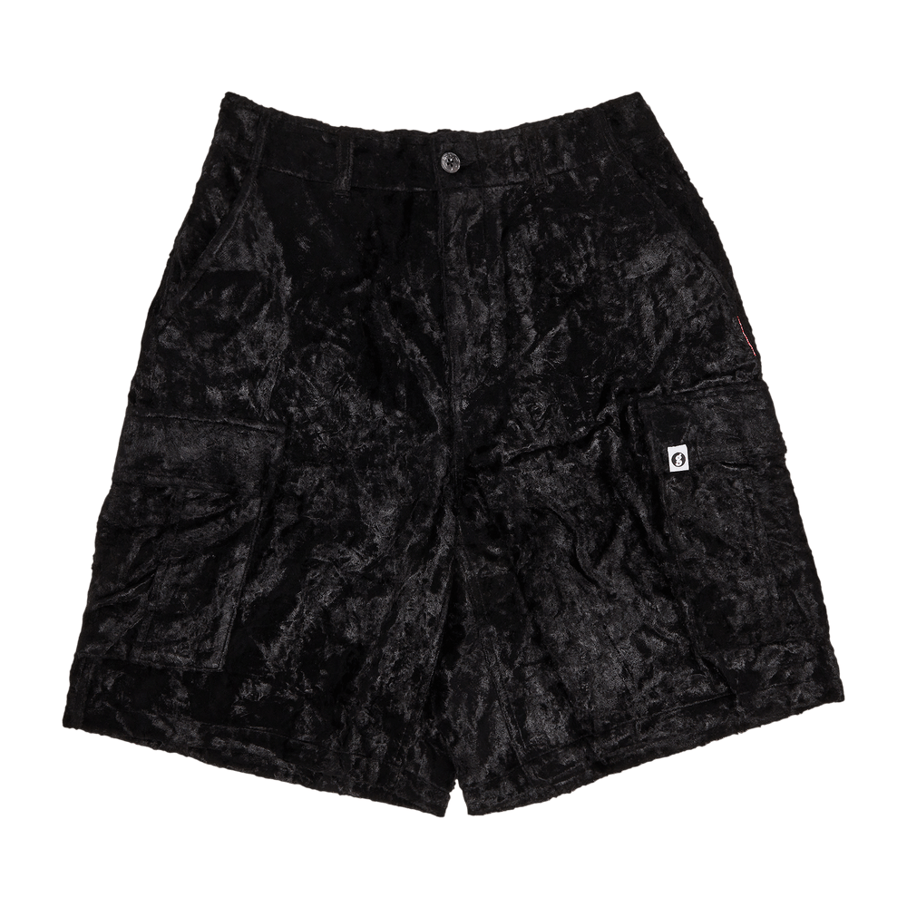 Supreme✕GDEH CrushedRayonPileCargoShort Buy Supreme x Goodenough Crushed Rayon Pile Cargo Short 'Black