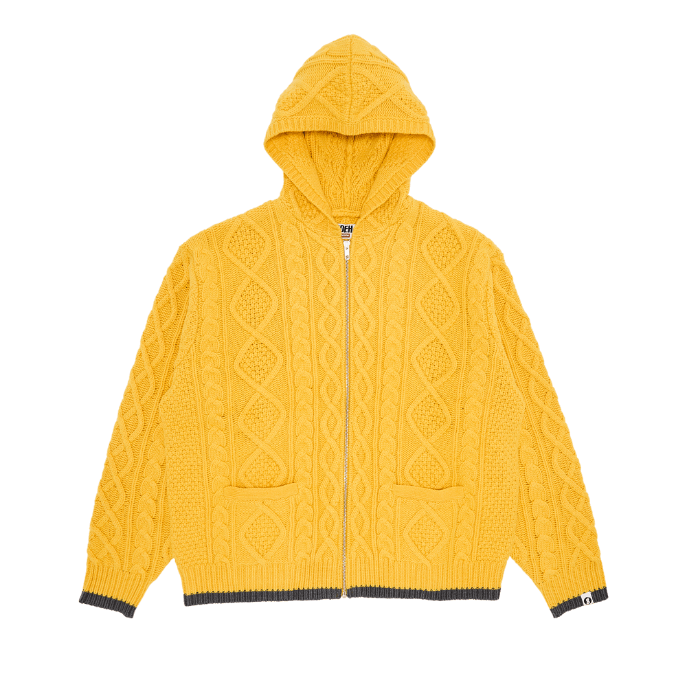Buy Supreme x Goodenough Zip Up Hooded Sweater 'Yellow
