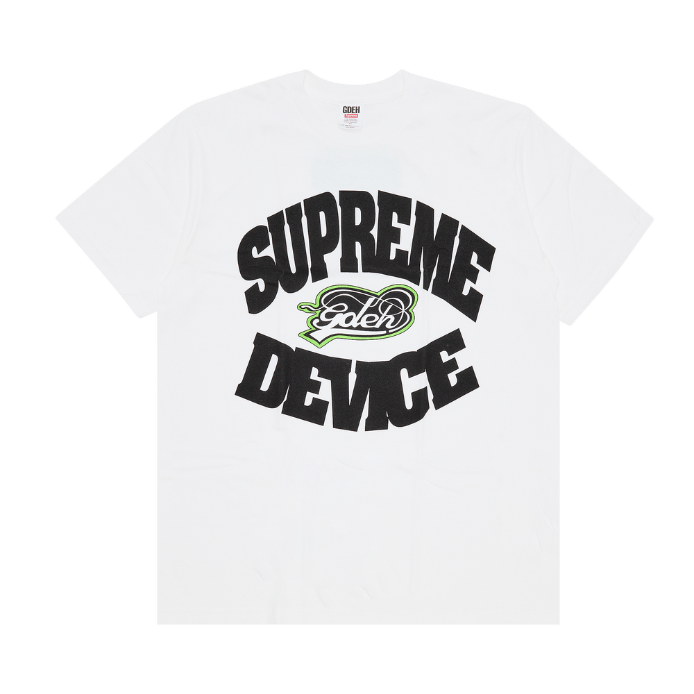 【SUPREME】X GOODENOUGH DEVICE T-SHIRT WHITE 25SS Supreme GOODENOUGH Device Tee White Men's - SS25 - US