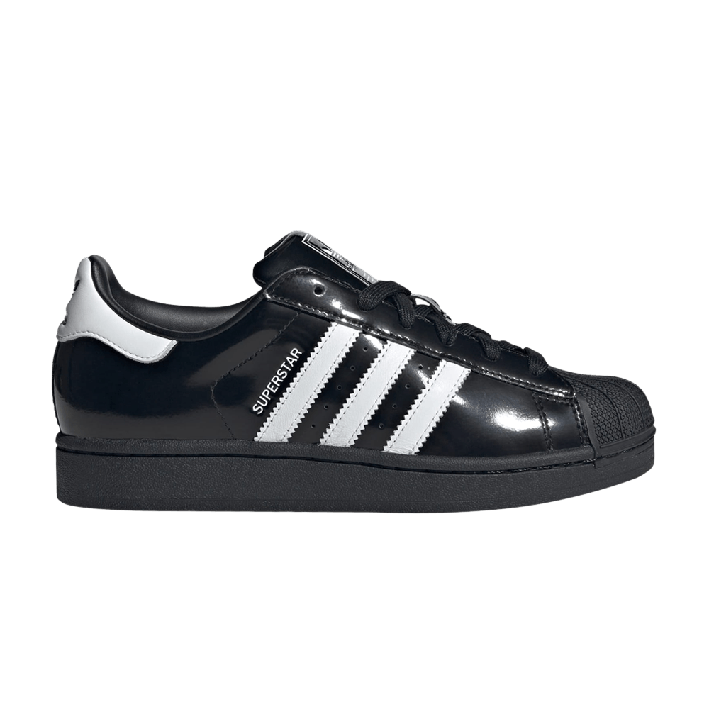 Buy Wmns Superstar 2 'Black White Patent Leather' - JH7756