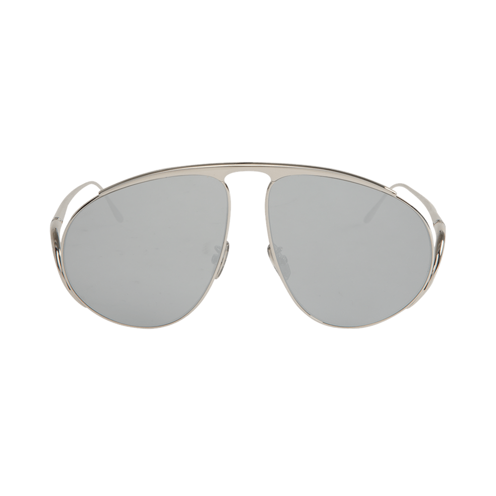 Buy Loewe Hillock Sunglasses 'Silver' - LW40180U 6116C | GOAT