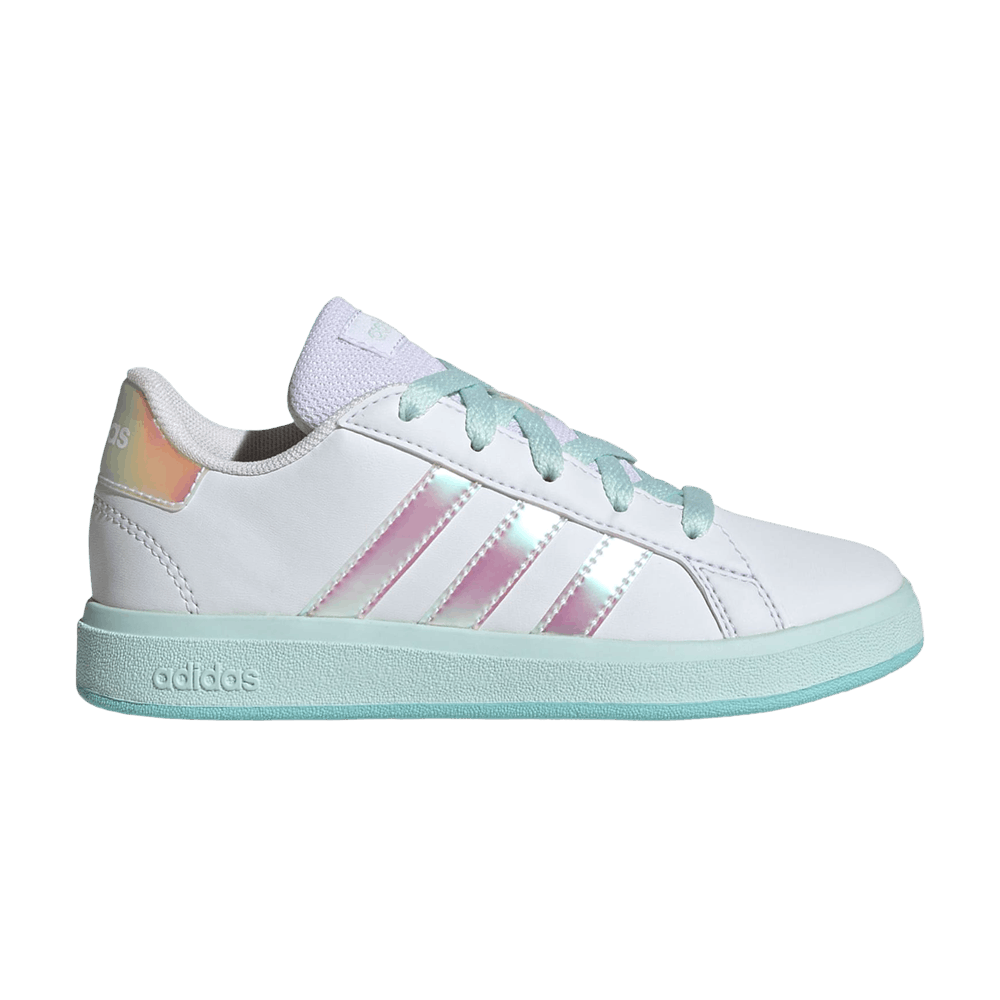 コロリ Buy Grand Court Lace K 'Iridescent Stripes - White' - JR6097