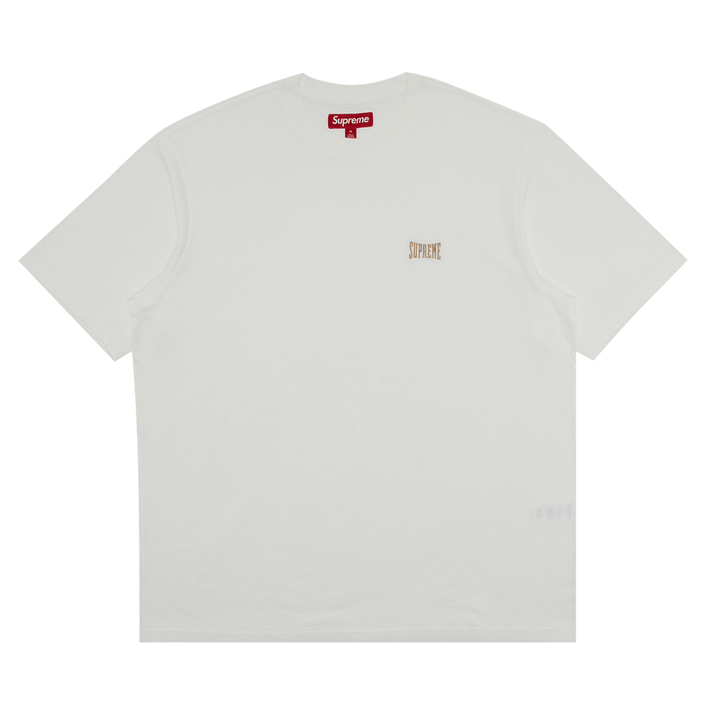 【Supreme】Warm Up Washed S/S Top★White★25SS★ Supreme Warm Up Washed S S Top (SS25) - $54