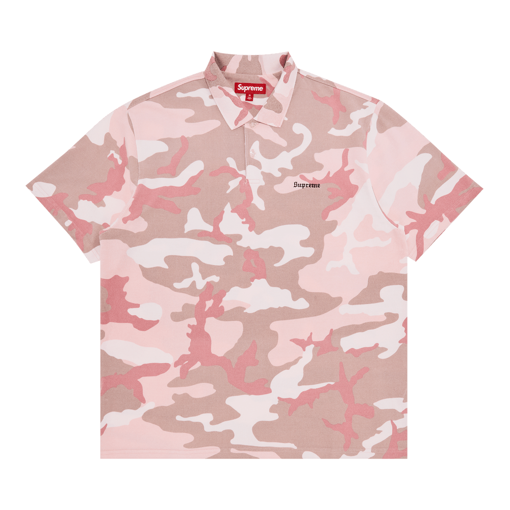 Buy Supreme Washed Camo Polo 'Pink Camo' - SS25KN96 PINK