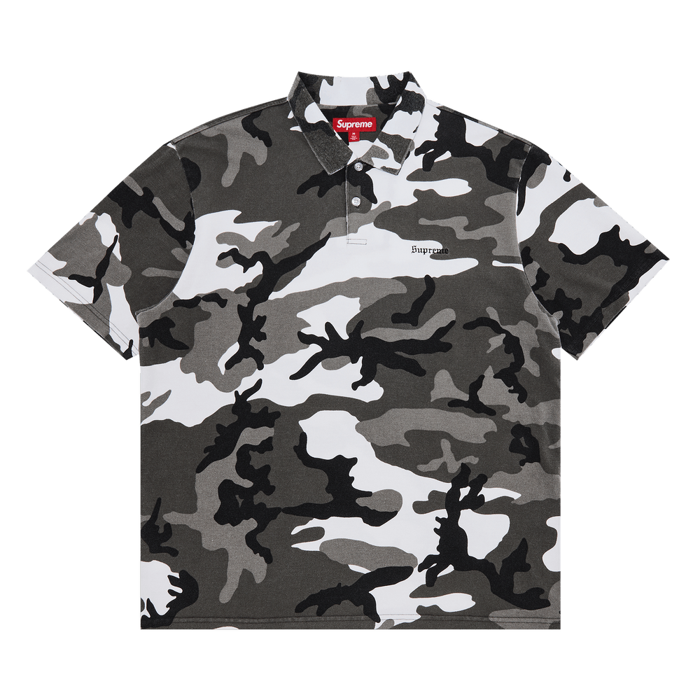 Washed Camo Polo - Shop - Supreme