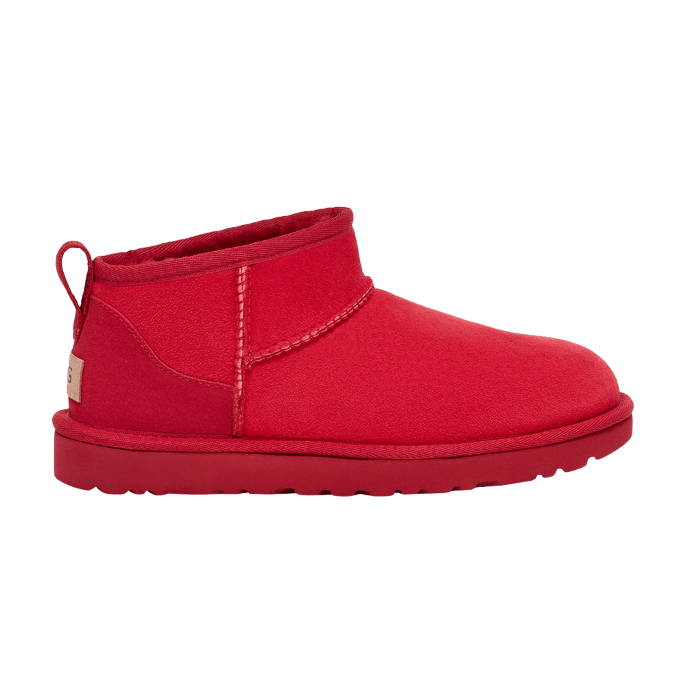Ugg Wmns Classic Ultra Mini Boot 'samba Red'
