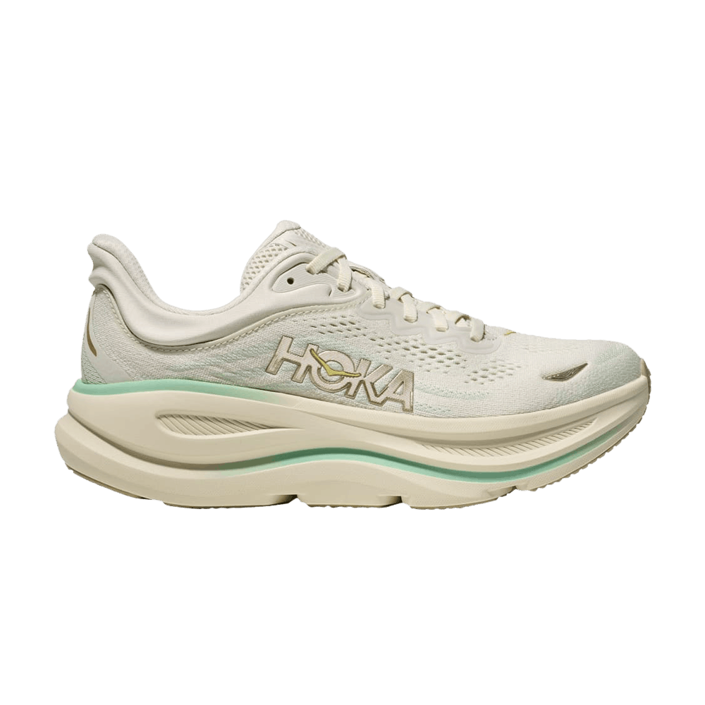 Hoka Wmns Bondi 9 Wide 'truffle Salt Sea Glass'