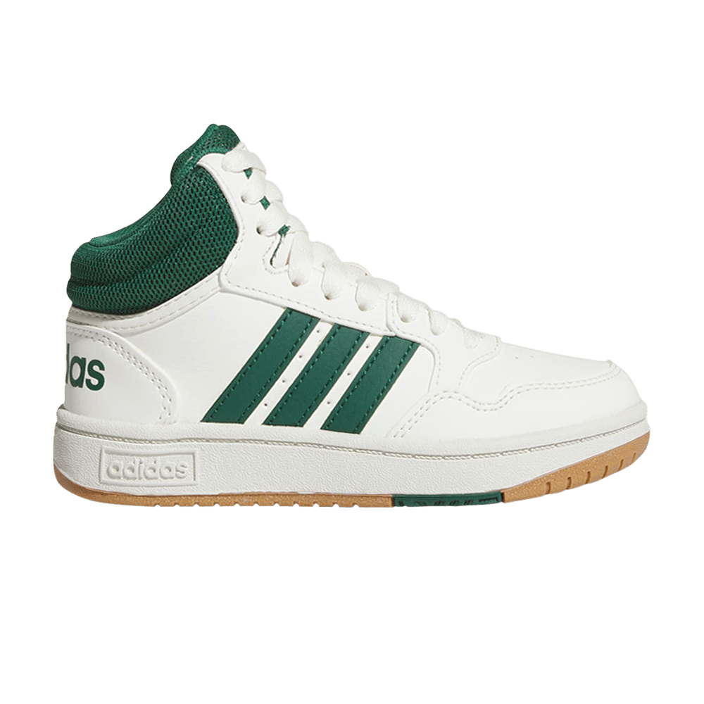 Buy Hoops Mid K 'White Collegiate Green Gum' - JS4134 | GOAT