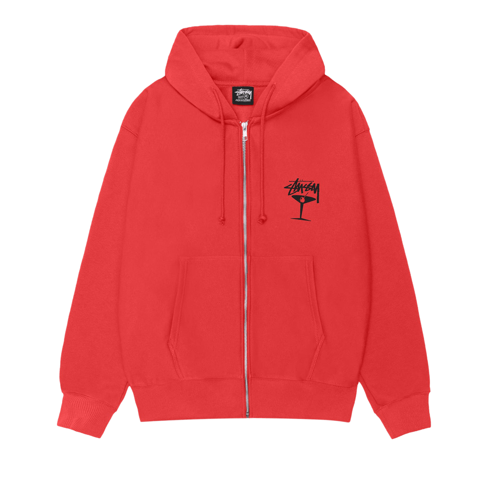 Buy Stussy Martini Zip Hoodie 'Cayenne' - 1975149 CAYE | GOAT