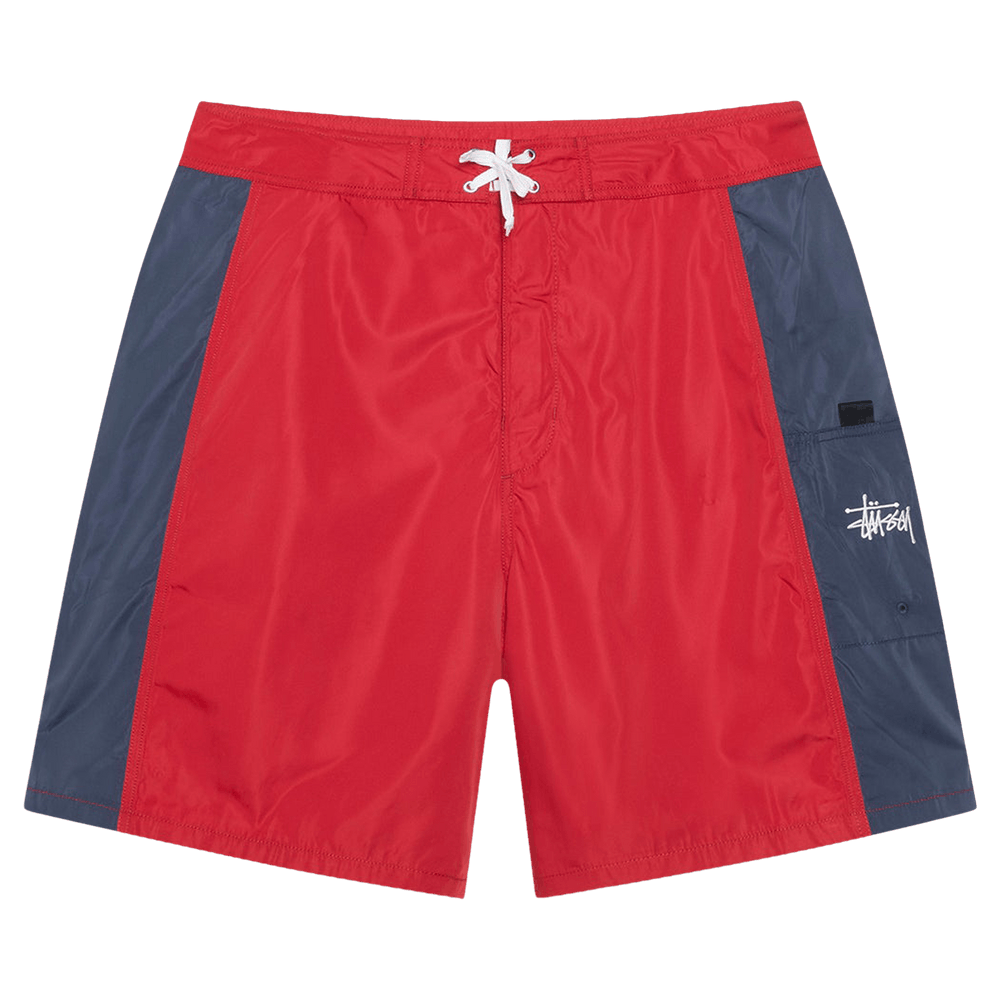 Buy Stussy Paneled Board Short 'Red' - 113166 RED | GOAT