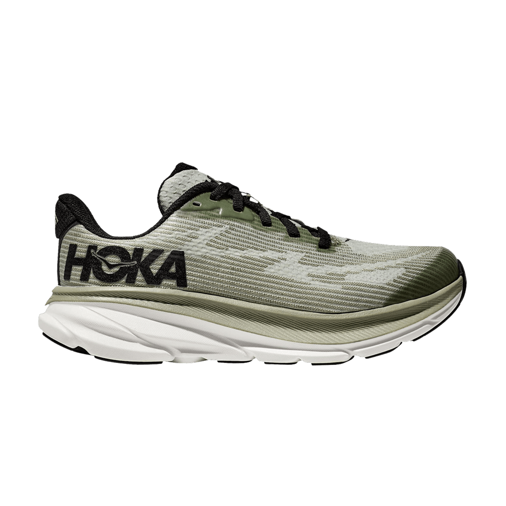 Hoka Clifton 9 Kids Sea Moss Forest Lichen