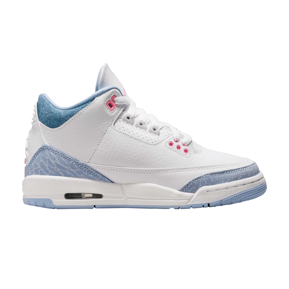 Air Jordan 3 RETRO Gs 'white Cobalt Bliss'