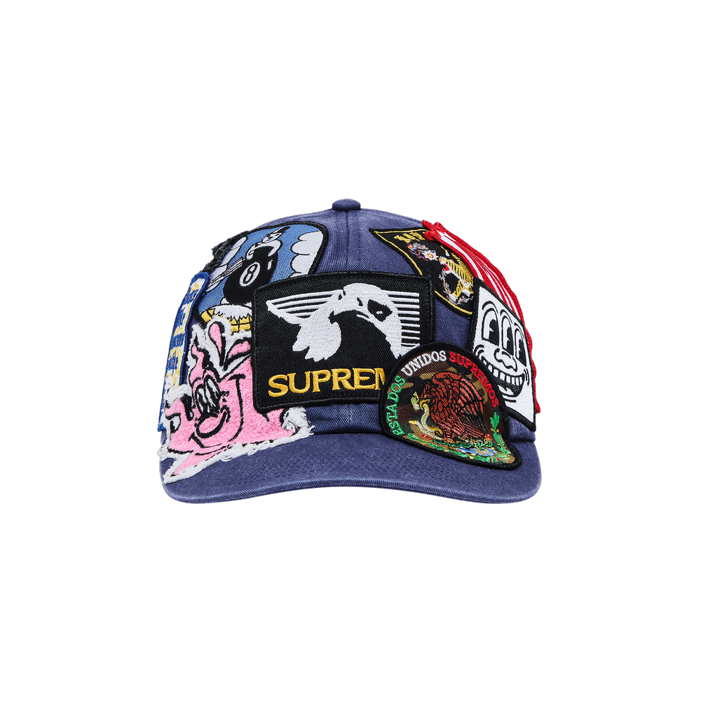 Achetez des Supreme Patches 6-Panel 'Navy' - SS25H57 NAVY