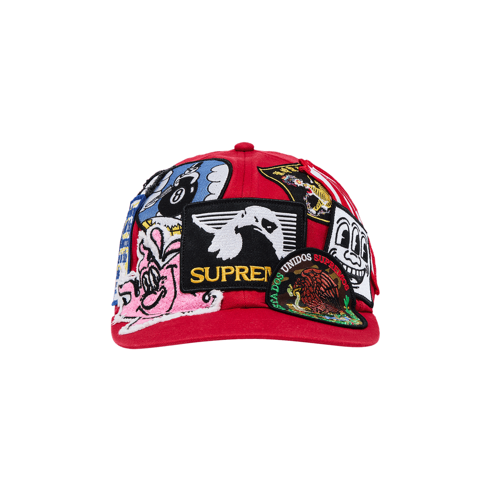 【Supreme】 Patches 6-Panel Red - 25SS Patches 6-Panel - Shop - Supreme