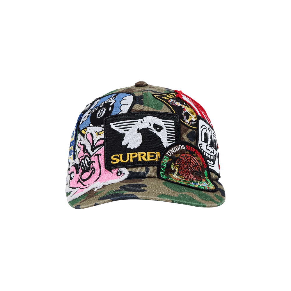 帽子 supreme Patches 6-Panel camo 帽子 supreme Patches 6-Panel camo Supreme patches cap - buy