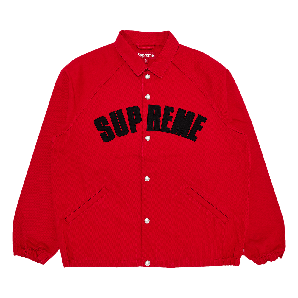 Buy Supreme Arc Denim Coaches Jacket 'Red' - SS25J62 RED | GOAT