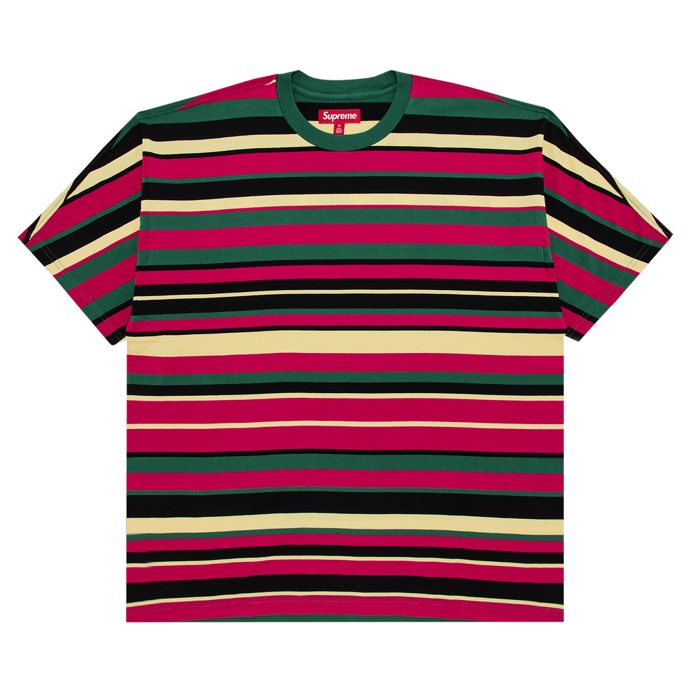 Buy Supreme Intarsia Short-Sleeve Top 'Stripe' - SS25KN13