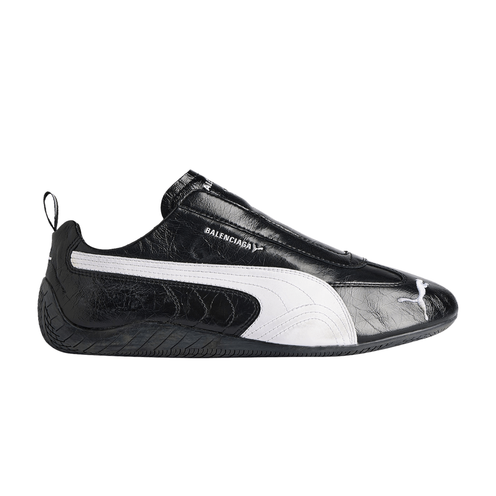 Balenciaga X Puma Speedcat Leather Black White